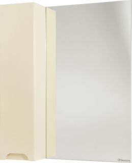 Зеркало-шкаф Bellezza Андрэа 65см левый бежевый 00000007258